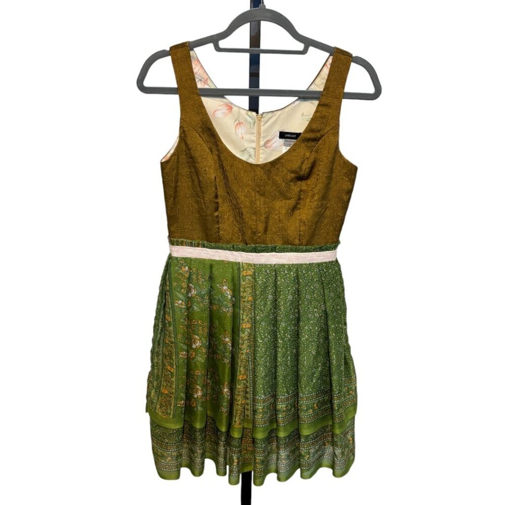 Handcut by Preloved KiKi Mixed Media Sleeveless Dress Upcycled